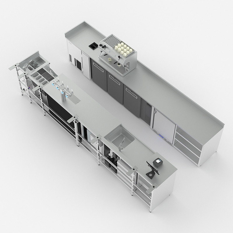 Agencement bar polyvalent DRACO