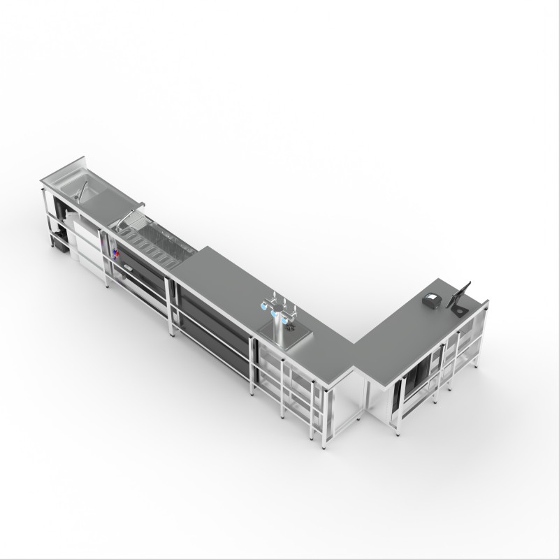 Bar d'angle efficace et polyvalent.