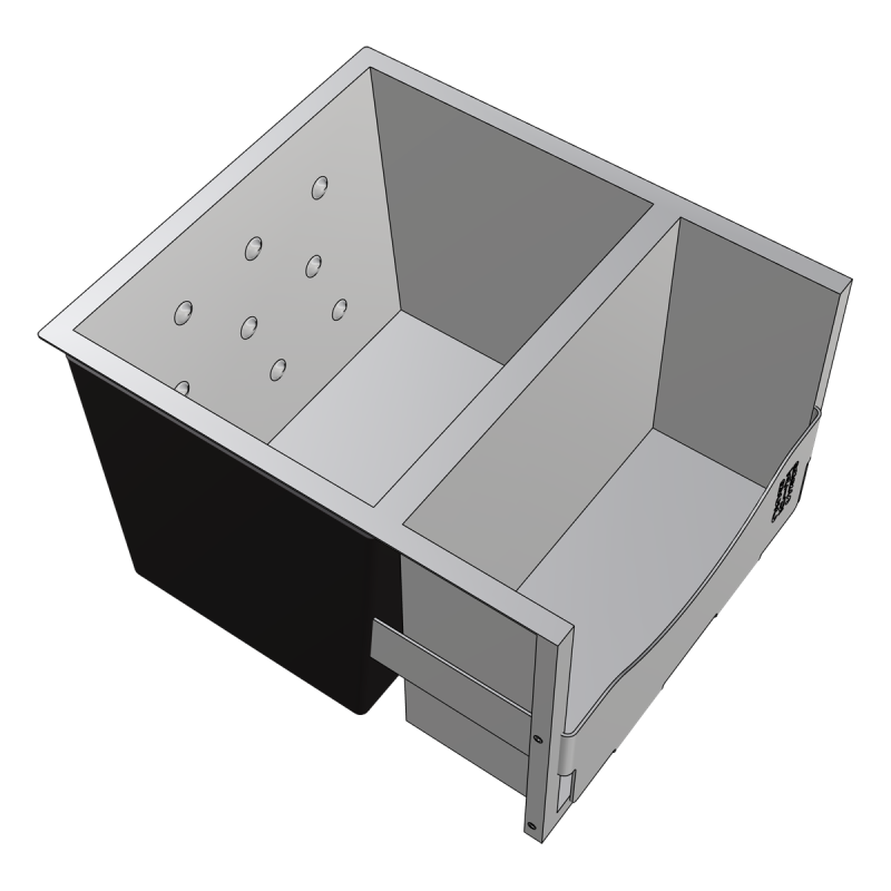 cuve icewell 38L et speedrack double 10 bouteilles